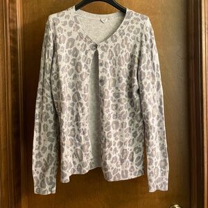 Leopard print GAP cardigan